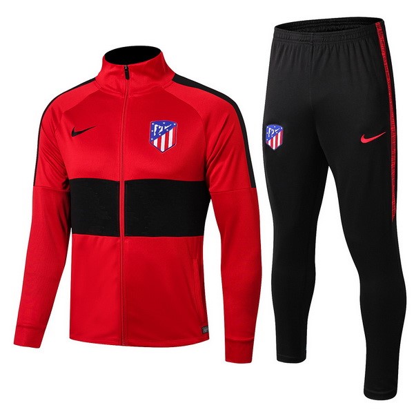 Survetement Enfant Atlético Madrid 2019-20 Noir Rouge Bleu